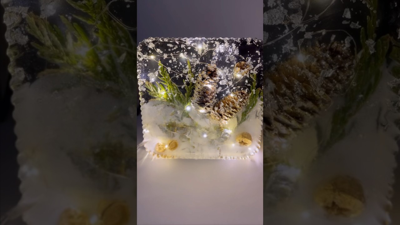 Transform a Cake Box into a Christmas Night Light Stand! 