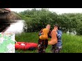 Сплав в летний паводок  по реке Дубна на сверхлёгких байдарках