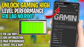 Unlock Gaming High Level Performance No Root | Fix Lag & Max Performance ! For Android Any Games !! screenshot 5