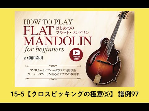 15-5【クロスピッキングの極意⑤】（はじめてのフラット・マンドリン