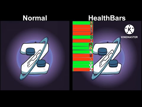 Alphabet Lore Epilogue Ending But With Healthbars vs Normal Ending Comparison