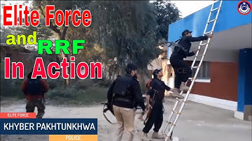 RRF,Elite and Charsadda Police Mock Exercise at District HQrs Hospital Charsadda Khyber Pakhtunkhwa