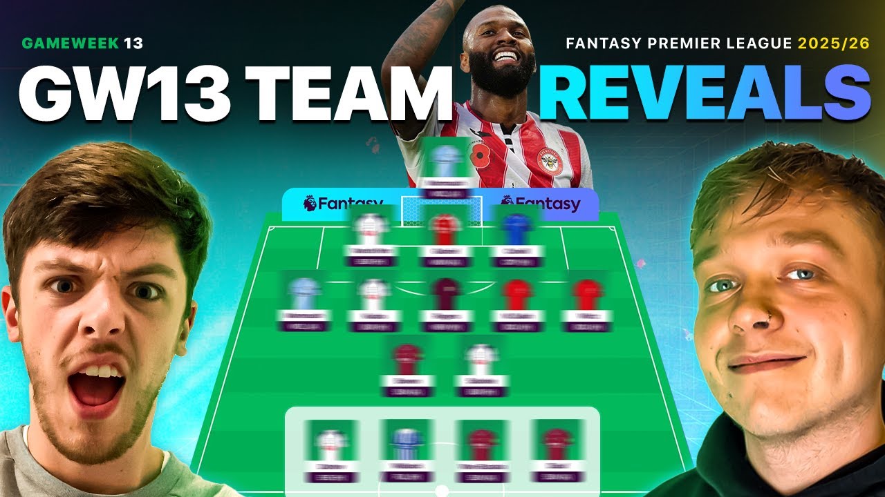 Captain Active FPL GW13 Team Reveal! | 2 Free Hit Drafts + Triple Captain ACTIVE ...