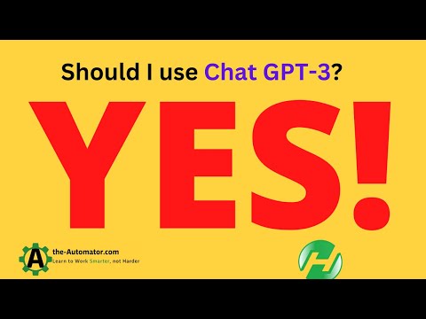 🤖Should you be using Chat GPT-3?  Now that is a stupid question❗