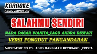 Salahmu Sendiri  Nada Wanita     Cover Karaoke Versi Jaipong Dangdut Pangandaran manualkeyboard