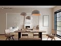 Japanese Wabi-Sabi Bird Nest Pendant Light | Minimalist Modern Hanging Lamp