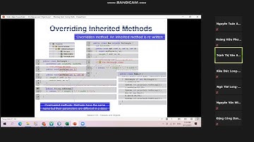Lập trình hướng đối tượng (OOP) Buổi 8 P3 - PTIT (Cô Vân Anh)