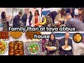 Family iftari at taya abbus house  beautiful ramadan basket and gifts 