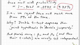Joint hypothesis tests