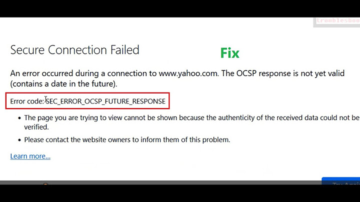 Lỗi network services error has occurred code csfe_svc_error
