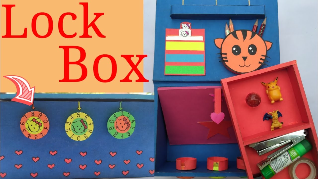 DIY- ORGANISER opened with a SECRET code and has HIDDEN COMPARTMENT ...