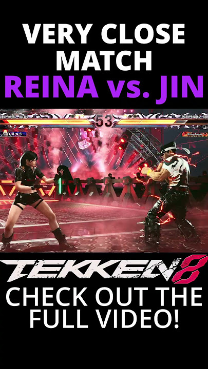 Tekken 8 - REINA vs JIN #reinamishima #mishima #tekken7 #reina #gaming #tekken8