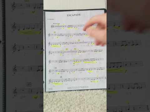 Escapade by Michael Oare b flat Trumpet Music
