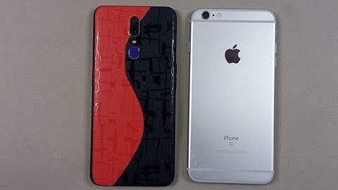 So sánh oppo f11 và iphone 6 plus
