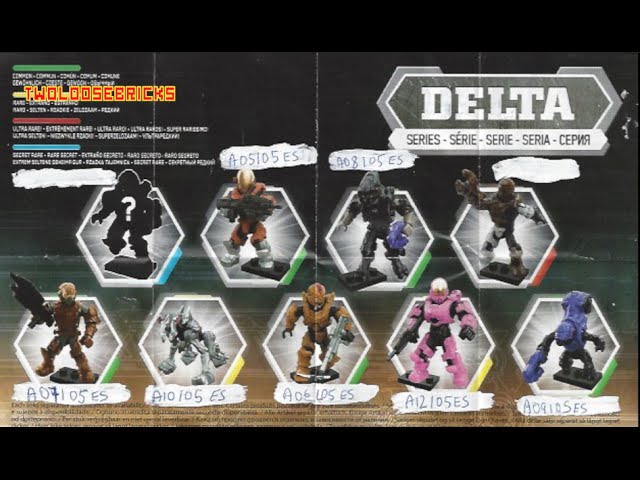 Mega Bloks Halo Micro Action Figure Series Delta Blind Pack - Halo