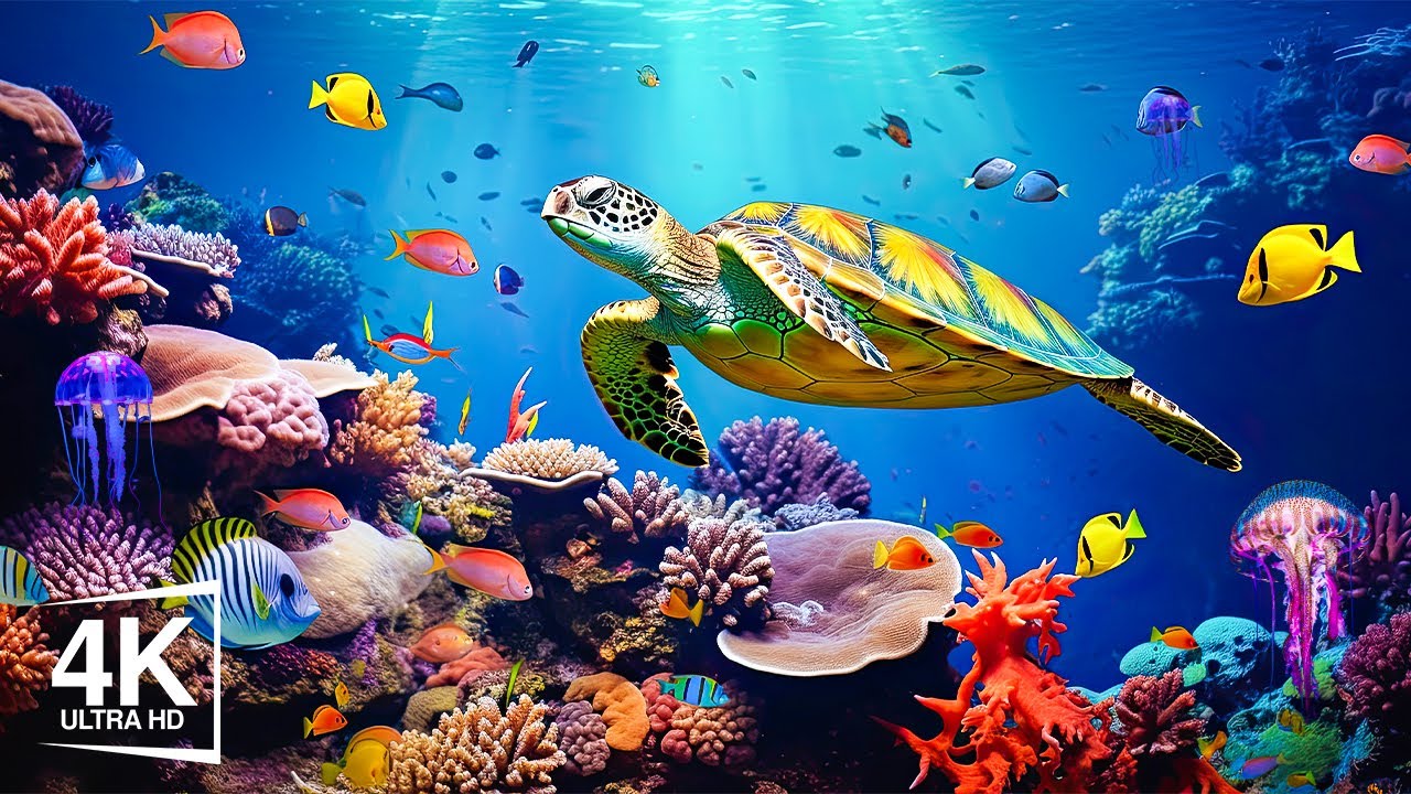 The Best 4K Aquarium for Relaxation II 🐠 Relaxing Oceanscapes - Sleep ...