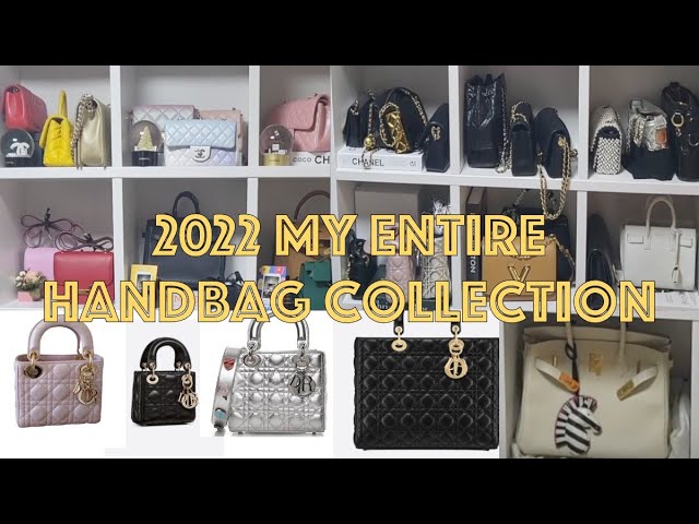 2022 Entire bag collection  Hermes, Chanel, Dior, LV, Saint Laurent,  Celine, Valentino, etc 