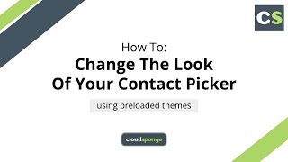 How To Change The Look Of Your Contact Picker screenshot 4