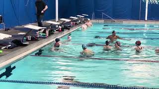 Tsunami Swim Team clinic working with 2024 Olympic swimmer February 2025