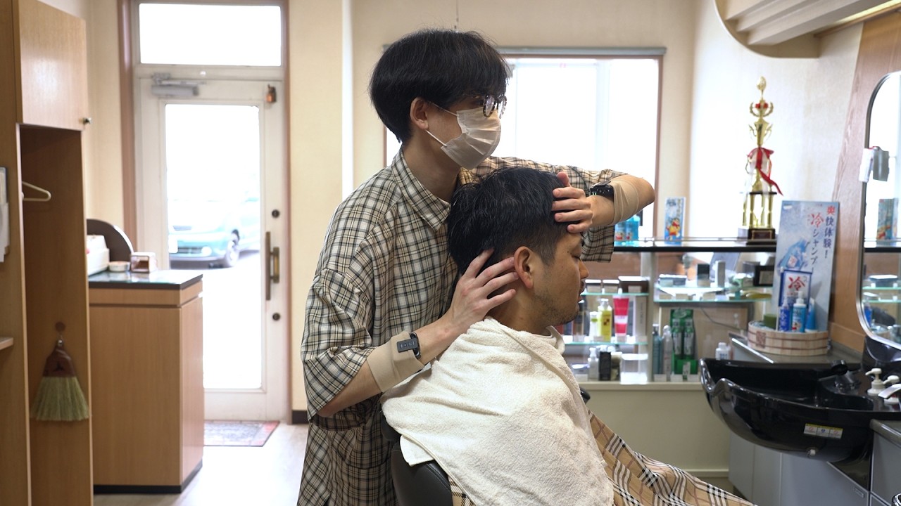 The Master’s Legacy Lives On: Shampoo, shaving and massage by a young apprentice barber.