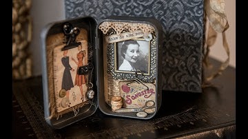 Altered Tin - Mini Shadowbox project