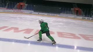KHV#220 На Тренировке по технике катания с dmitri2khockey в хоккейной школе Салават Юлаев