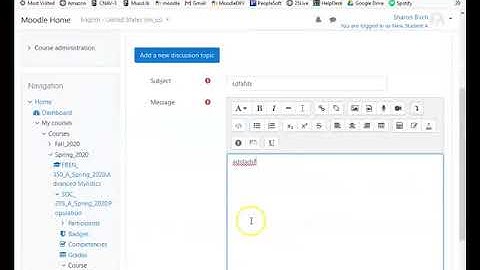 Student Moodle Guide   Using Forums