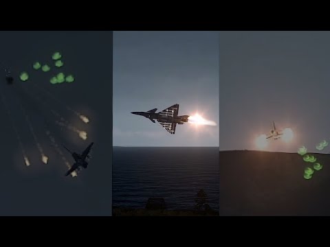 Tunguska firing at Fighter Jet - Anti Air Tank -Military Simulation - ArmA 3 #Shorts