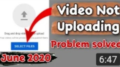 how to solve youtube video upload problem 2020 || Chrome browser video uploading problem || upload