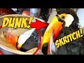 How a Toucan Cleans it's MASSIVE Beak!! (Dunk-scratch-dunk-scratch Basically Toucan Beat Boxing🤣)