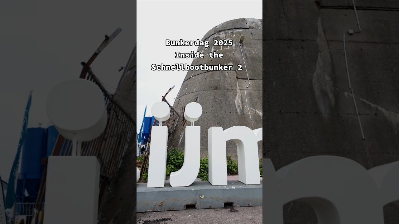 Inside the Schnellbootbunker 2 im IJmuiden 
