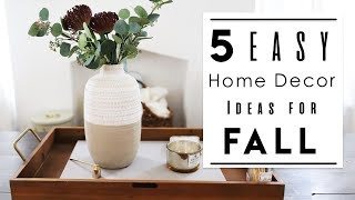 INTERIOR DESIGN | TOP 5 Best Home Decor Ideas to Decorate your Rented Apartment for Fall