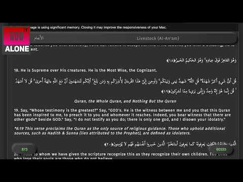 Submitters Quran Study - Jul 24, 2021 - [6:17] - [6:..]