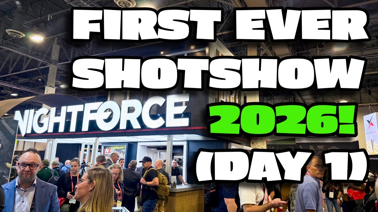 First Time Going To SHOTSHOW As GunTuber! (Day 1, 2026)