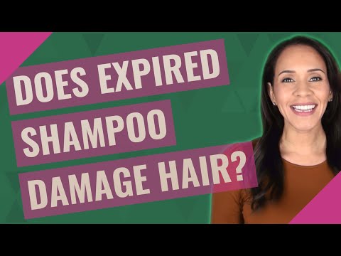 Does expired shampoo damage hair?