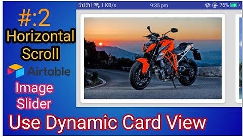 #2 Airtable How to use dynamic components Horizontal Scrolling new way in kodular