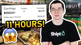 I DID SHIPT FOR 11 HOURS! - How Much did we make?