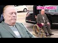 Larry Flynt Arrives To Craig's Restaurant In His Custom Gold Wheelchair 4.7.16