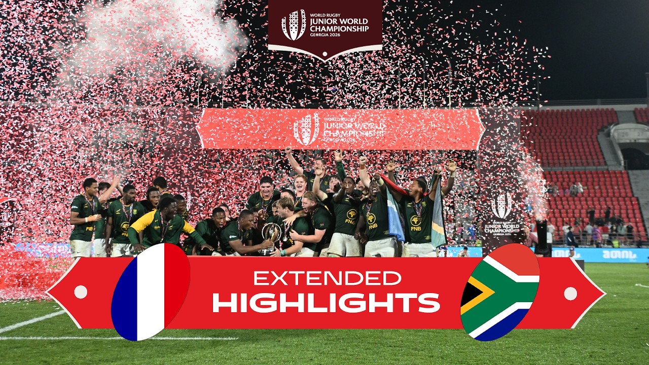 Title RETAINED ππ | France v South Africa | Junior World Championship | Extended Highlights