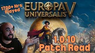 🔴 EU5 1.0.10 Patch Note Readthrough