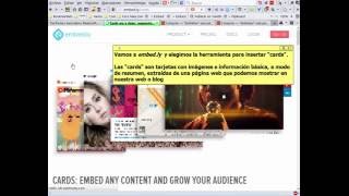 Embedly: mostrar una web en nuestro blog