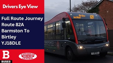 DEV: FULL ROUTE JOURNEY | Nexus Bus Route 82A - Barmston To Birtley + Return | YJ18DLE