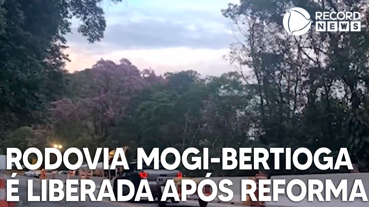 Rodovia Mogi-Bertioga é liberada depois de reforma