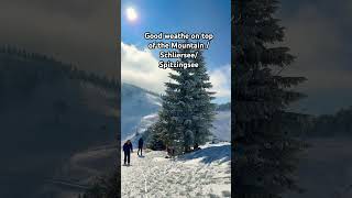 Good weather on top of the Mountain/Schliersee-Spitzingsee #everyoneeverywhere #sledging
