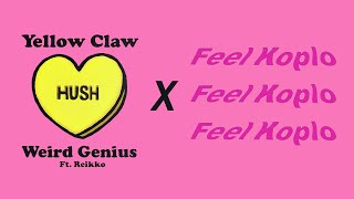 HUSH Remix Feel Koplo - Weird Genius & Yellow Claw ft. Reikko | Joget Sintya Marisca