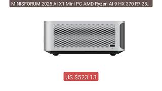 MINISFORUM 2025 AI X1 Mini PC AMD Ryzen AI 9 HX 370 R7 255 ... — Top Pick 2026 | Unbeatable Price!