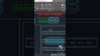 electrical panel layout in Autocad #shorts #new