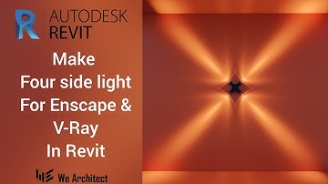 Revit Tutorial Hindi | Four side light for V-ray and Enscape | Hindi