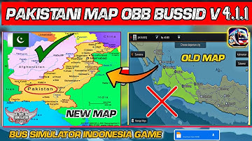 How to add Pakistani map For Bus Simulator Indonesia ! Bussid update Pakistan map mod v4.1.2