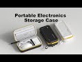 Hagibis Electronic Organizer Traveling Case Bag EVA Hardshell PU Portable Carrying Pouch